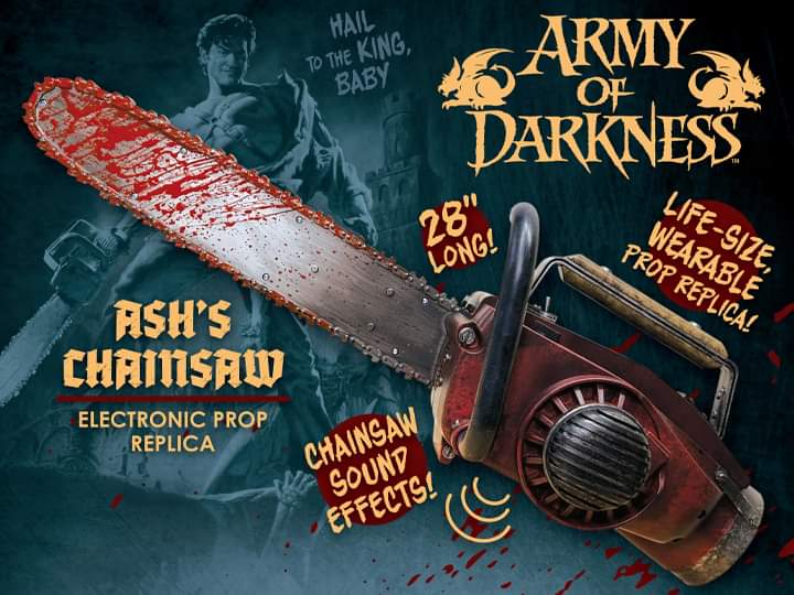 Evil Dead Army of Darkness Ash Chainsaw 1:1 Scale Prop Replica with Sound