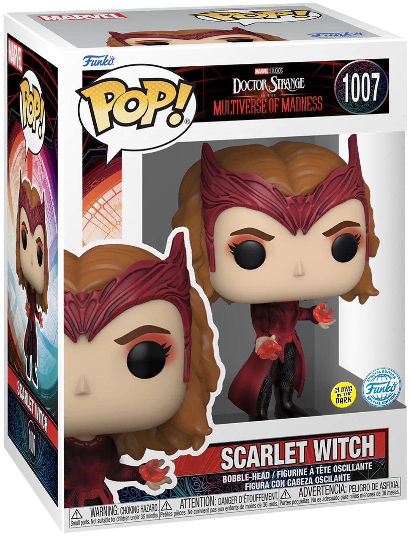 Doctor Strange in the Multiverse of Madness 1007 Scarlet Witch GITD Funko Pop! Vinyl Figure