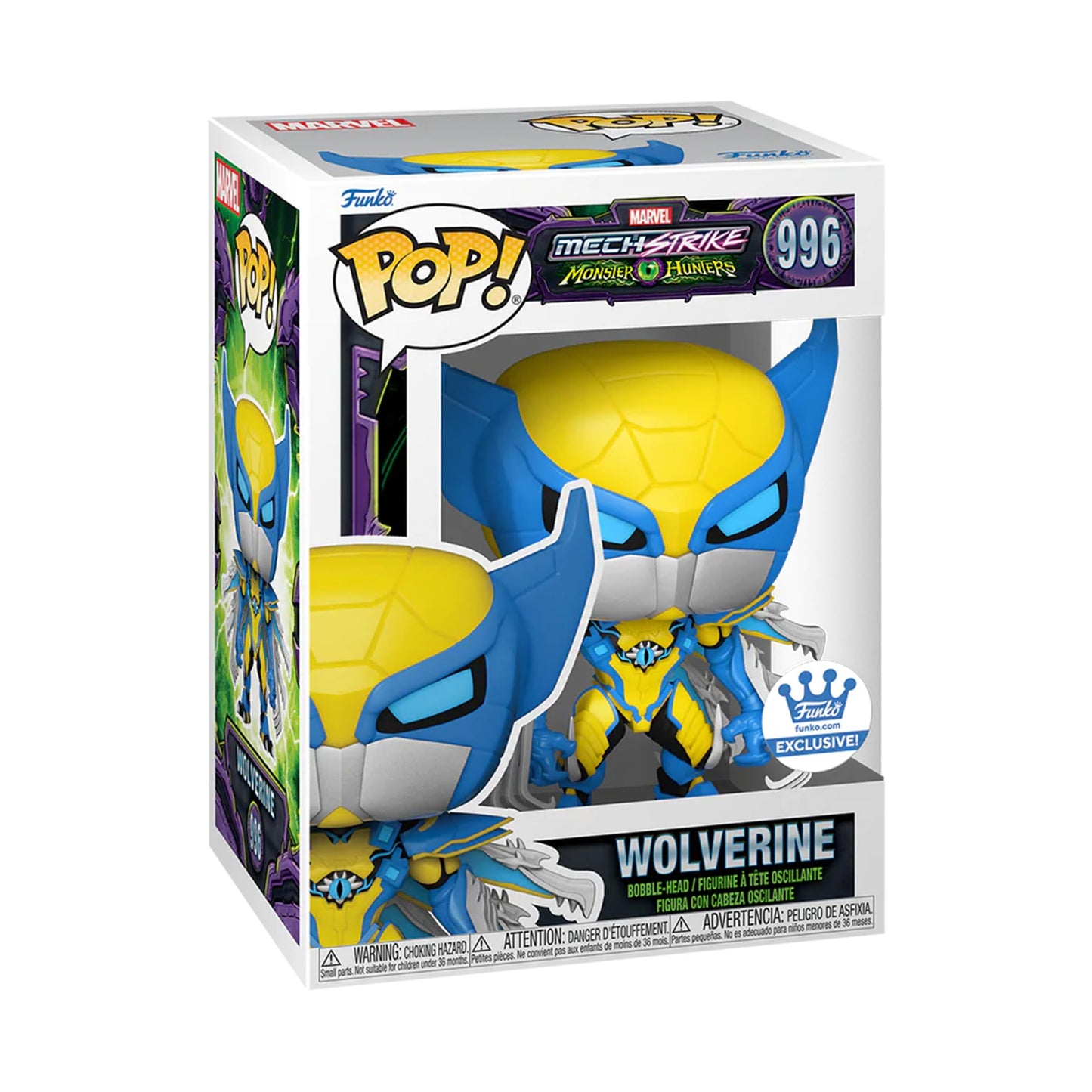 Marvel Mech Strike Monster Hunters 996 Wolverine Funko Pop! Vinyl Figure
