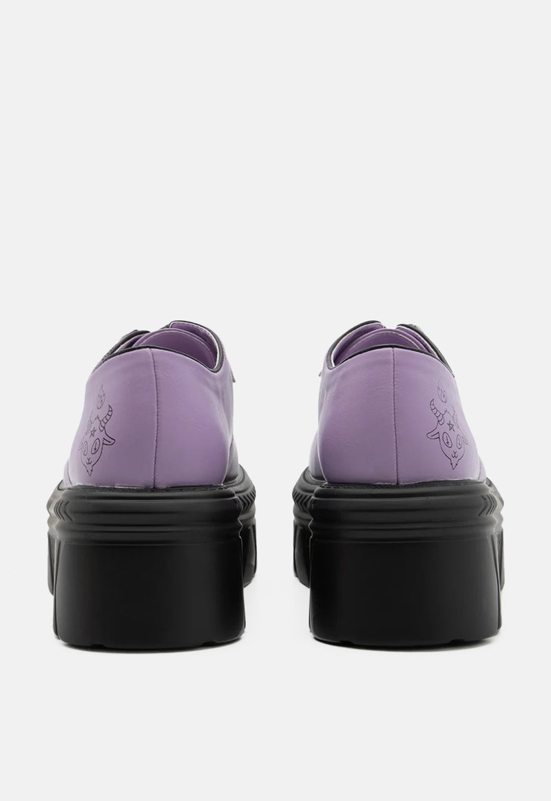 Spooky Solitude Pentagram Shoe by KOI