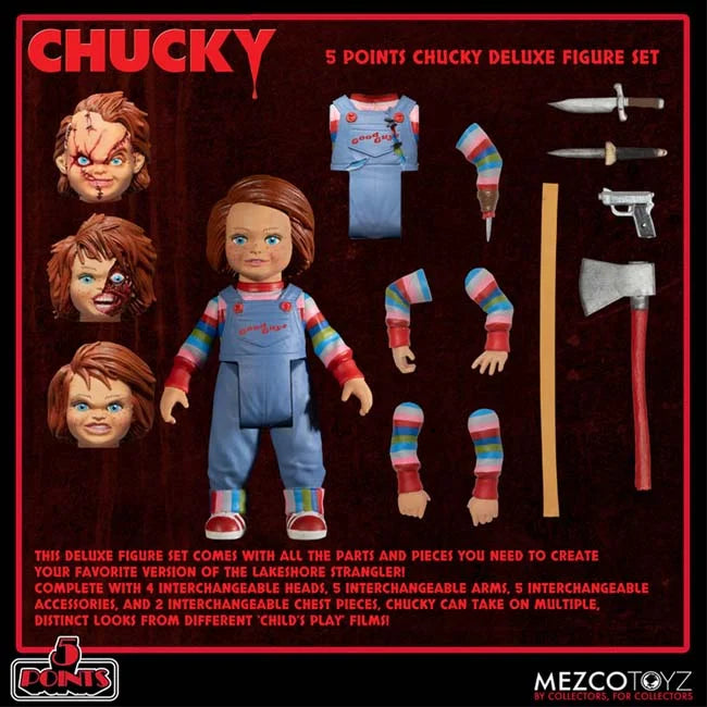 Chucky 5 Points Deluxe Figure Set