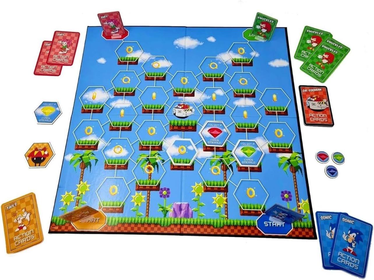 Sonic the Hedgehog Sonic Battle: The Search for the Chaos Emeralds Board Game