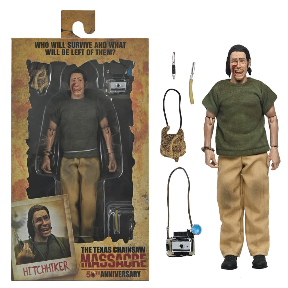 Texas Chainsaw Massacre 50th Anniversary The Hitchhiker 8” Clothed Figure