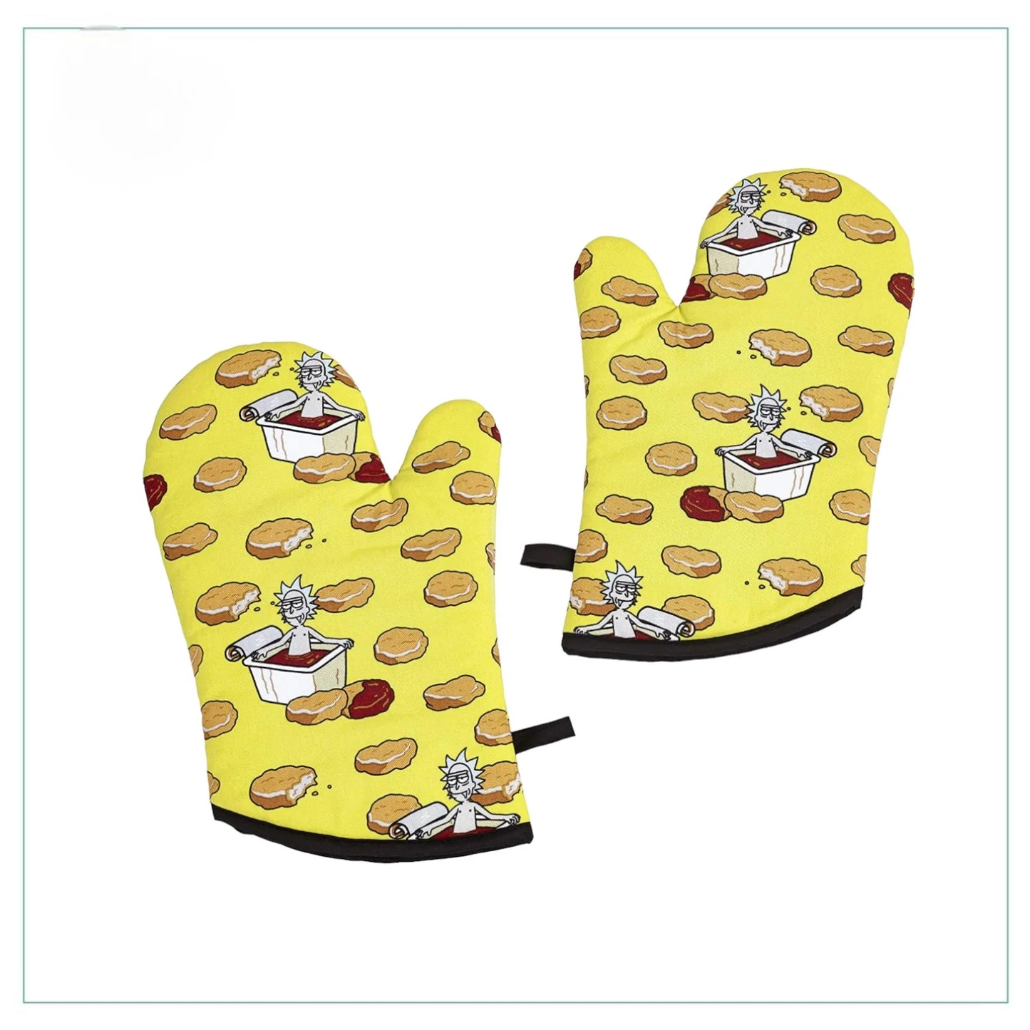 Rick and Morty Szechuan Sauce Oven Gloves