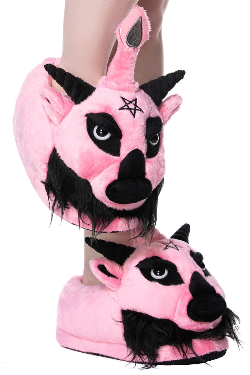Dark Lord Kreeptures Slippers (Bubblegum) by Killstar