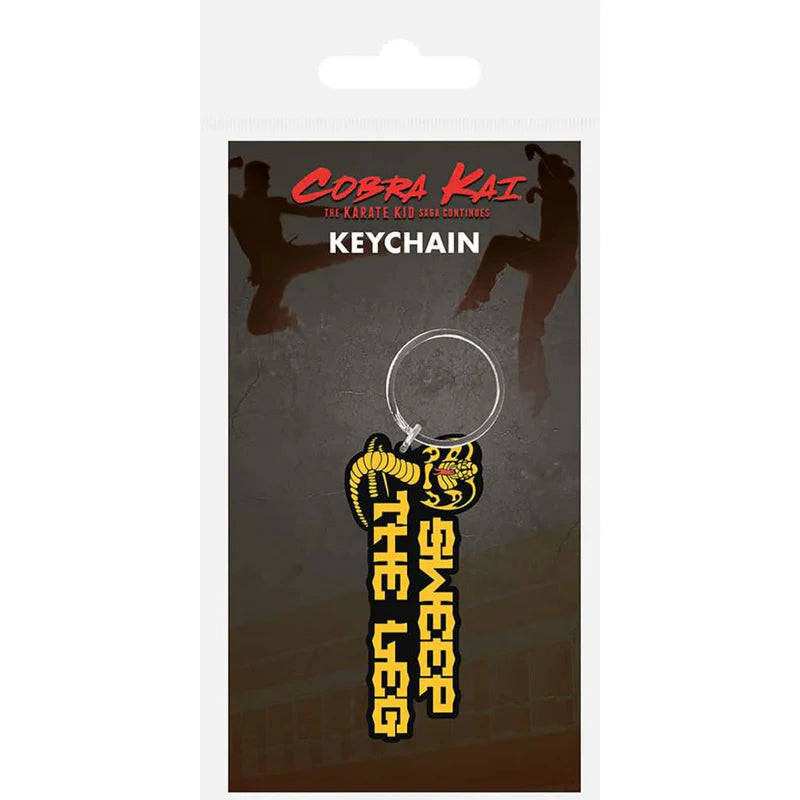 Cobra Kai Sweep the Leg Keychain