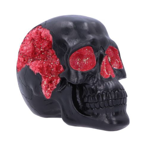 Geode Red 17cm Skull