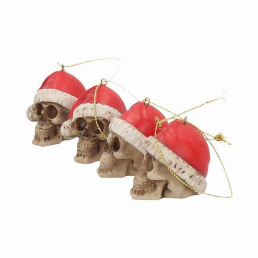 Silent Night 4.3cm Skull Bauble
