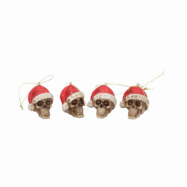 Silent Night 4.3cm Skull Bauble