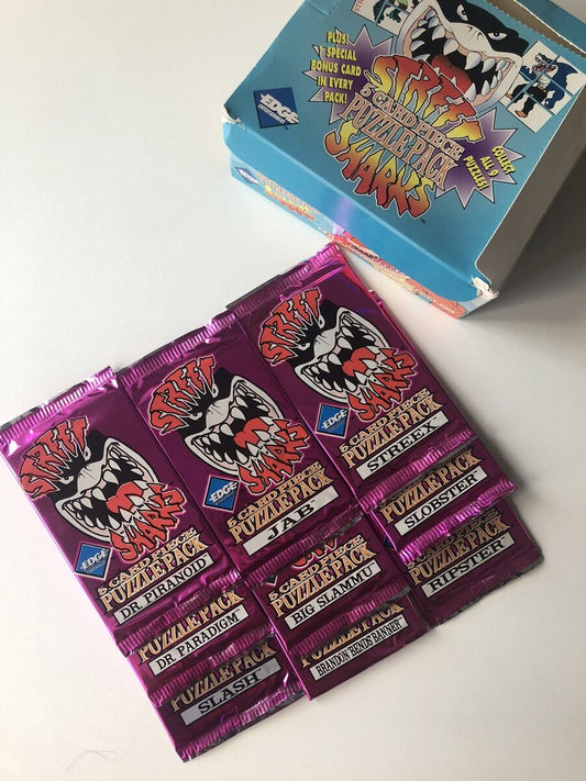 Street Sharks 5-Card Piece Puzzle Pack