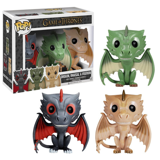 Game of Thrones Drogon, Rhaegal & Viserion Funko Pop! Vinyl Figure
