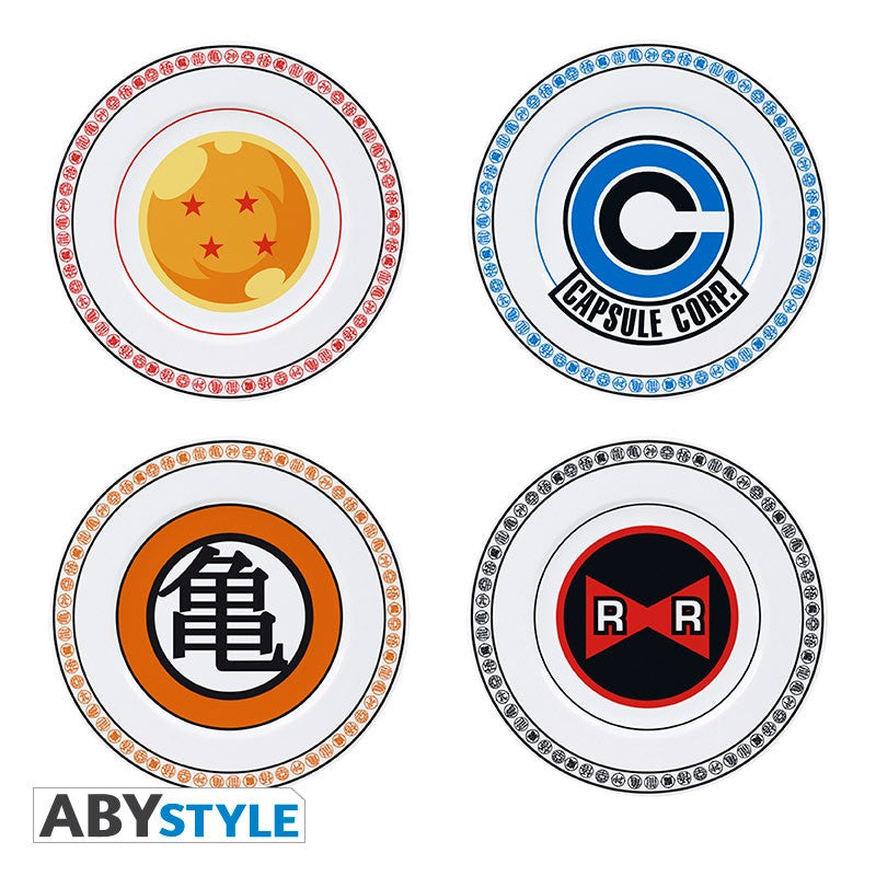 Dragonball Emblems Plate Set
