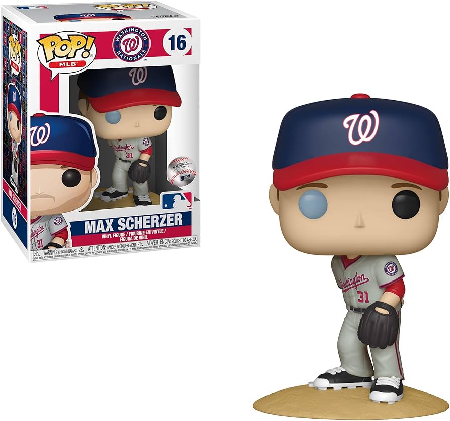 Washington Nationals 16 Max Scherzer Funko Pop! Vinyl Figure