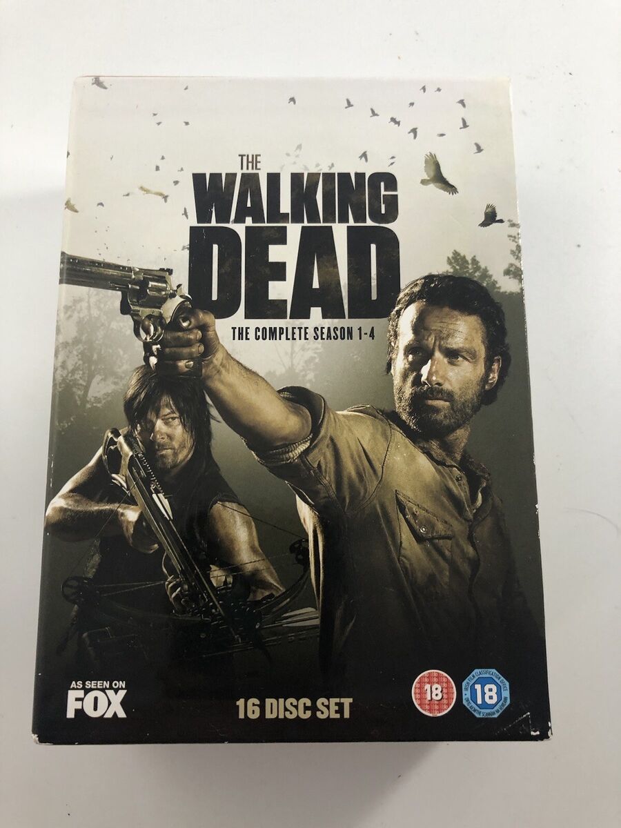 The Walking Dead The Complete Season 1-4 16 Disc DVD Box Set