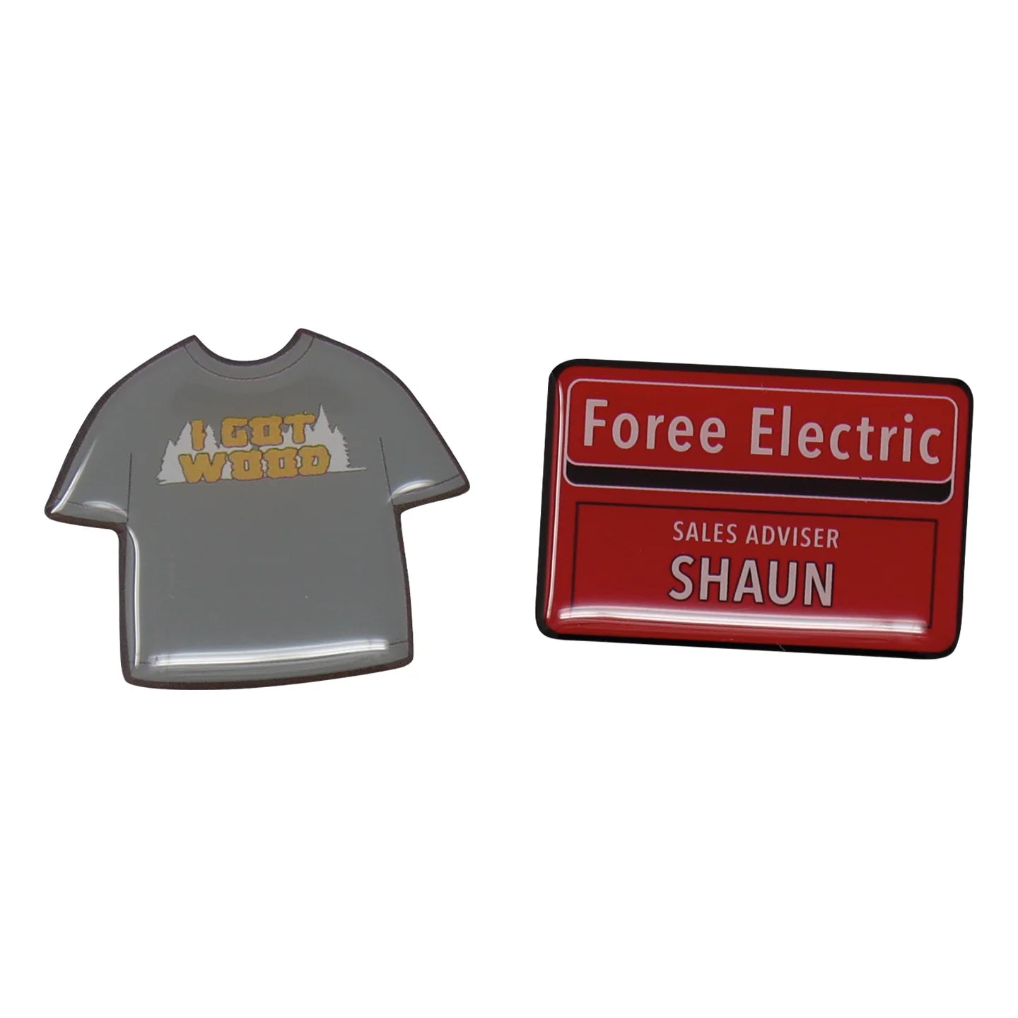 Shaun of the Dead Limited Edition Set of 2 Pin Badges