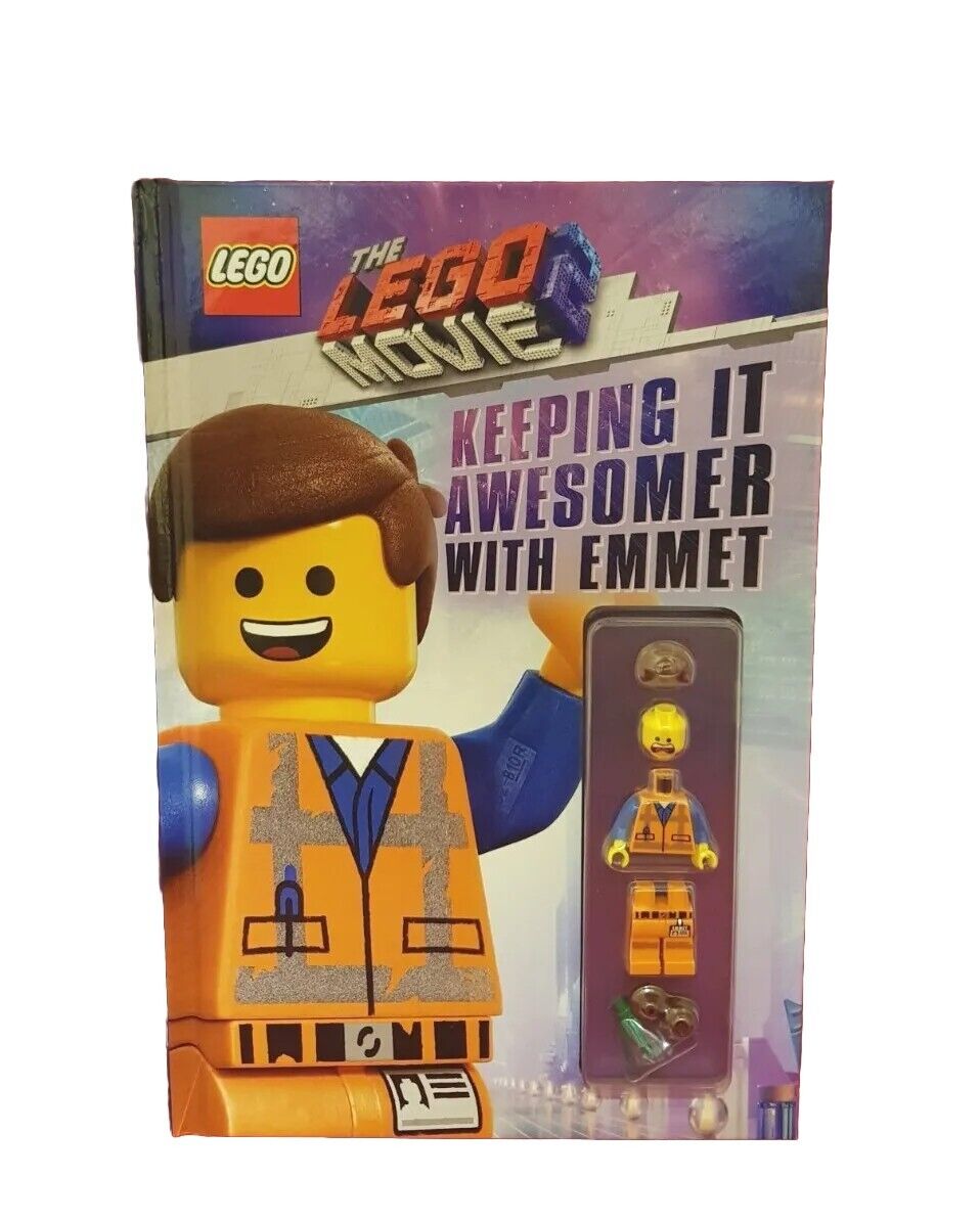 The LEGO Movie 2 Keeping it Awesome with Emmet Book & Minifigure
