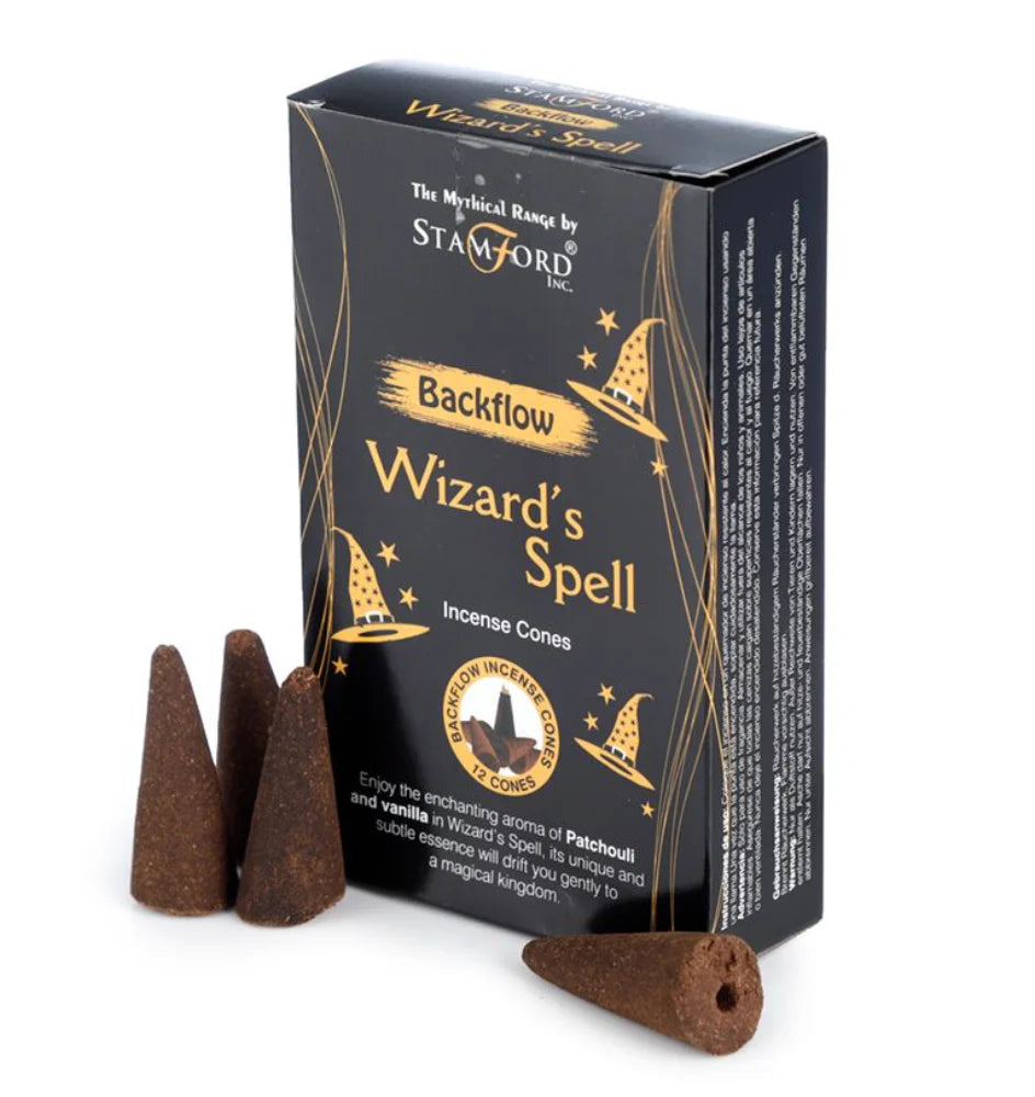 Wizard’s Spell Backflow Incense Cones 1 Pack x 12 Cones