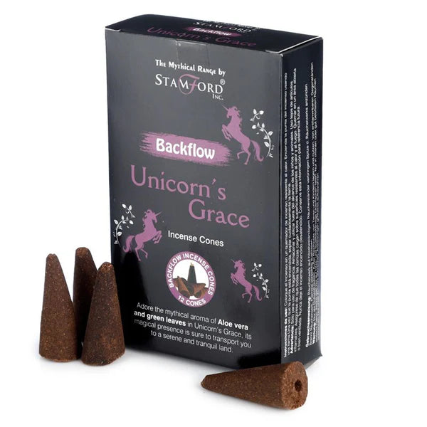 Unicorn’s Grace Backflow Incense Cones 1 Pack x 12 Cones
