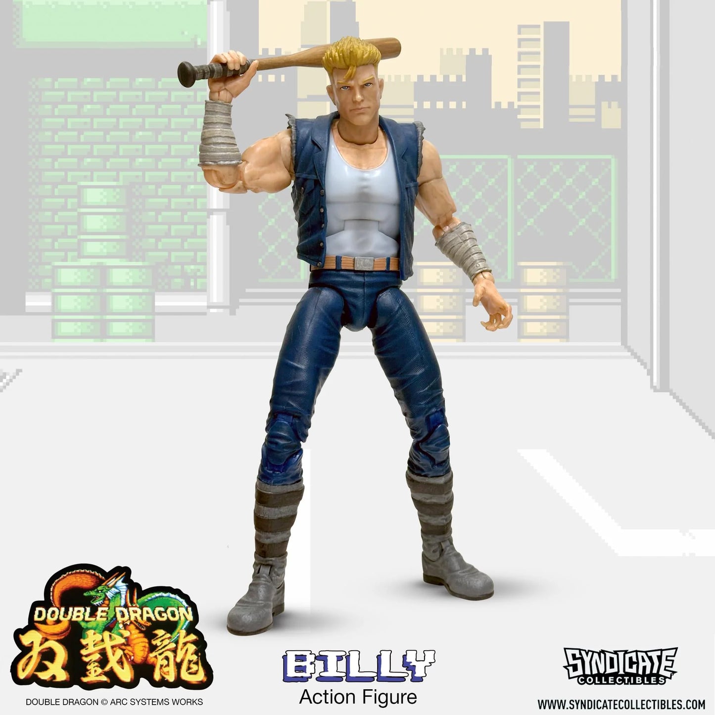 Double Dragon Billy Lee Action Figure