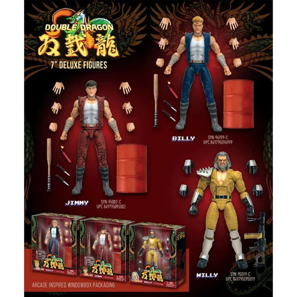 Double Dragon Billy Lee Action Figure