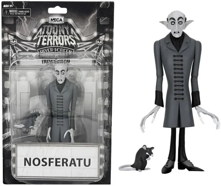 Nosferatu: a Symphony of Horror Count Orlok Silver Screen Edition Toony Terrors Figure