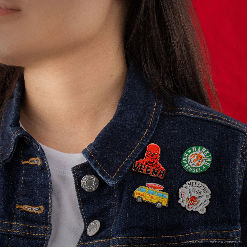 Stranger Things Season 4 Pin Badge 4-Pack