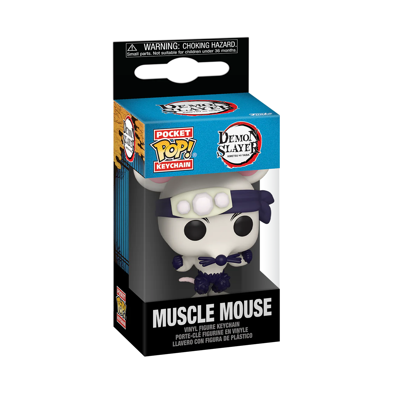 Demon Slayer Muscle Mouse Funko Pop! Pocket Keychain