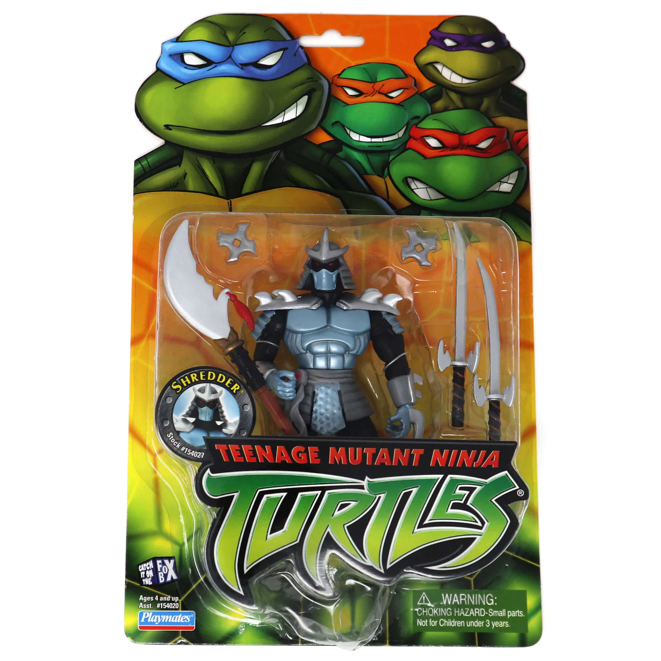 TMNT Shredder 2002 Playmates Figure