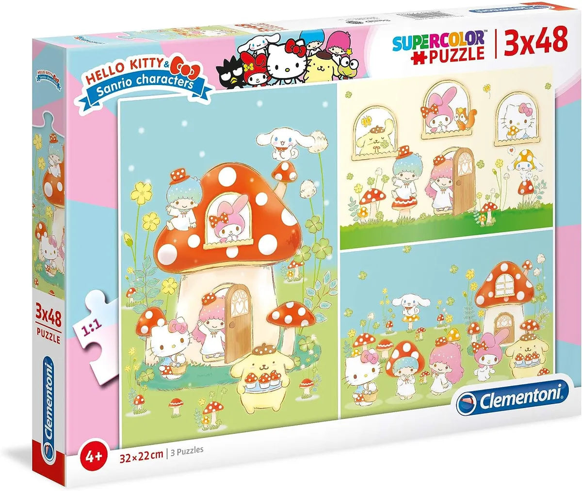 Hello Kitty Sanrio Characters Supercolor Jigsaw Puzzles