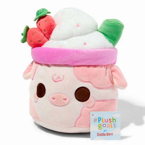 Strawberry Mooshake #plushgoals by Cuddle Barn