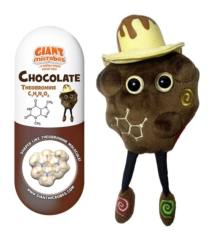 Chocolate Giant Microbes Plush