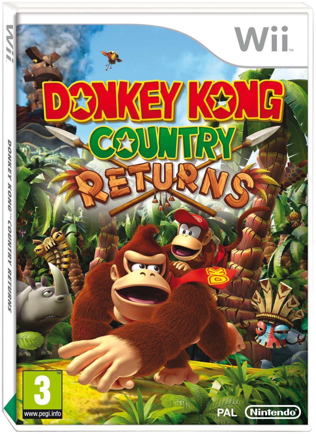 Donkey Kong Country Returns Nintendo Wii Videogame