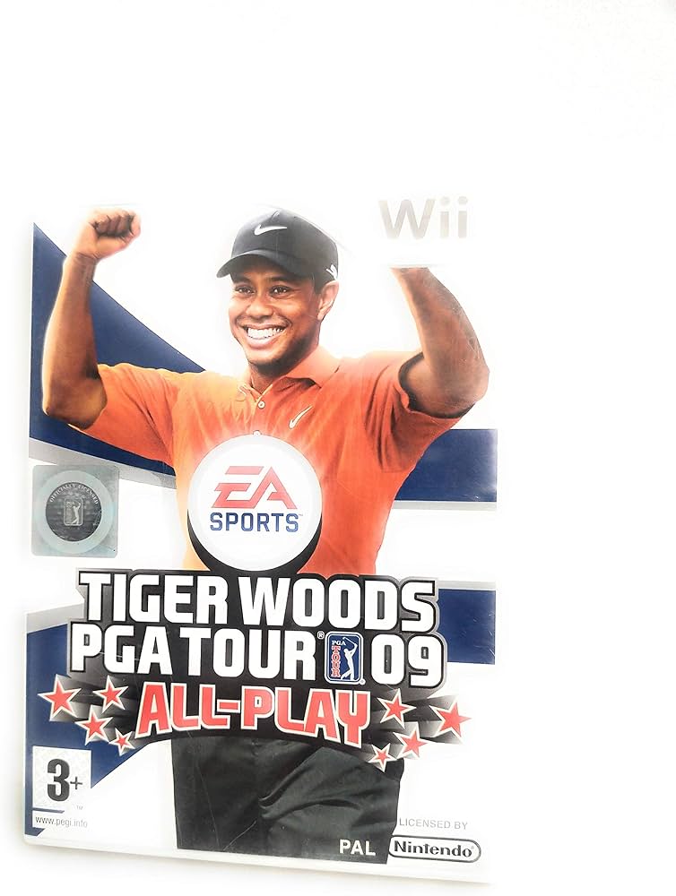 Tiger Woods PGA Tour 09 All-Play Nintendo Wii Videogame