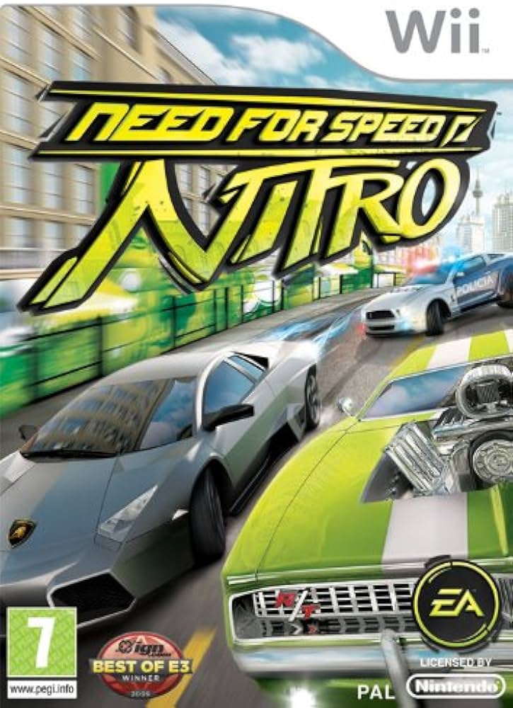 Need for Speed Nitro Nintendo Wii Videogame