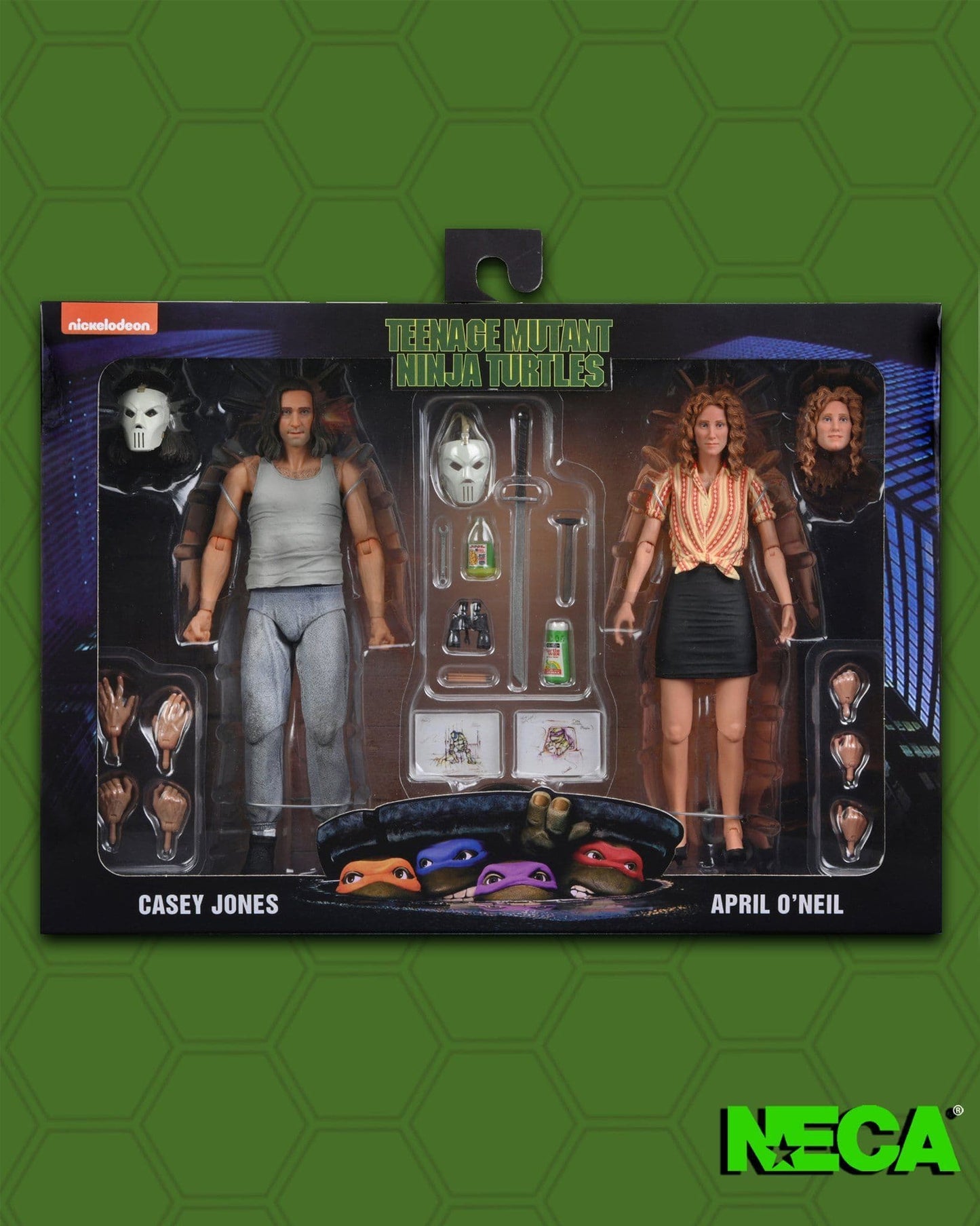 Teenage Mutant Ninja Turtles Movie (1990) Casey Jones & April O’Neil Figure Set