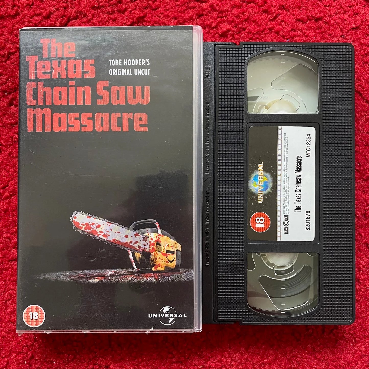The Texas Chainsaw Massacre Original Uncut VHS