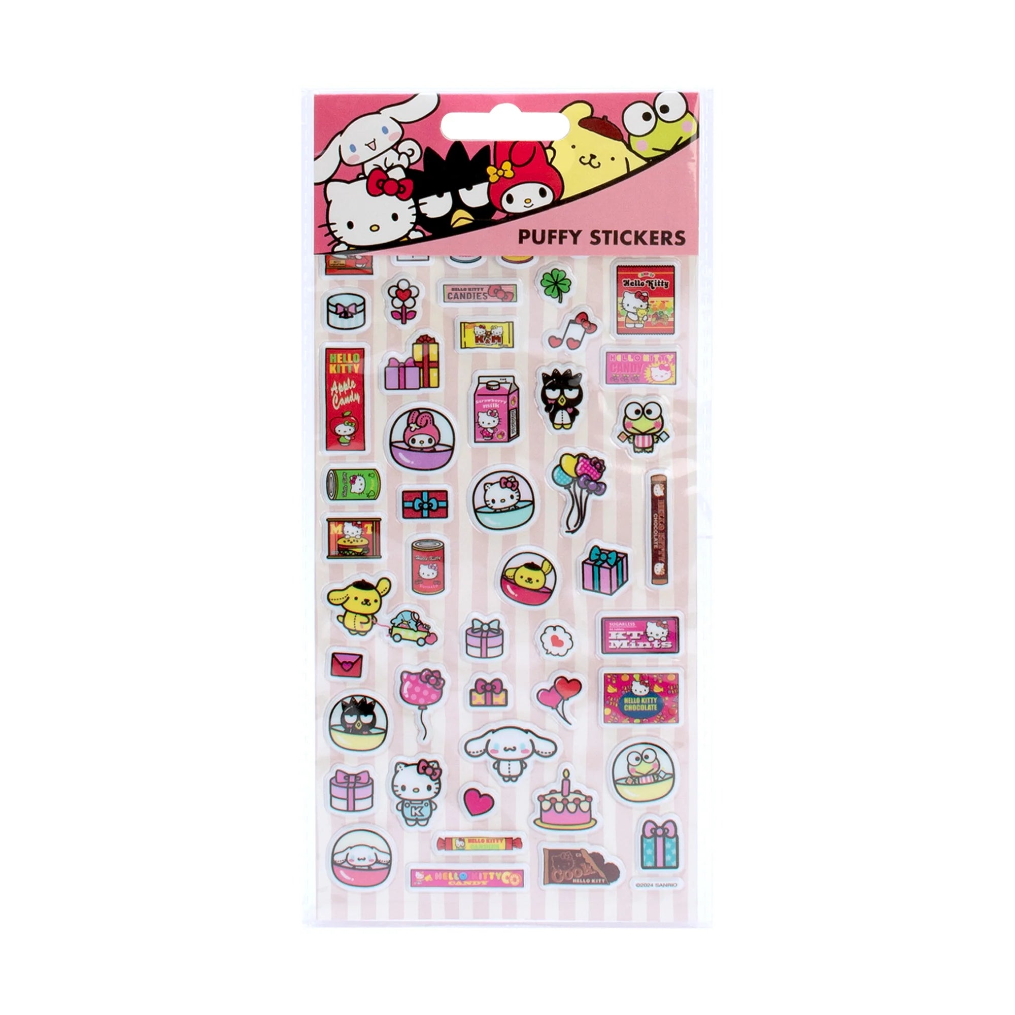 Hello Kitty And Friends Puff Sticker Set Kawaii Killmonster hello-kitty-and-friends-puff-sticker-set-kawaii-killmonster