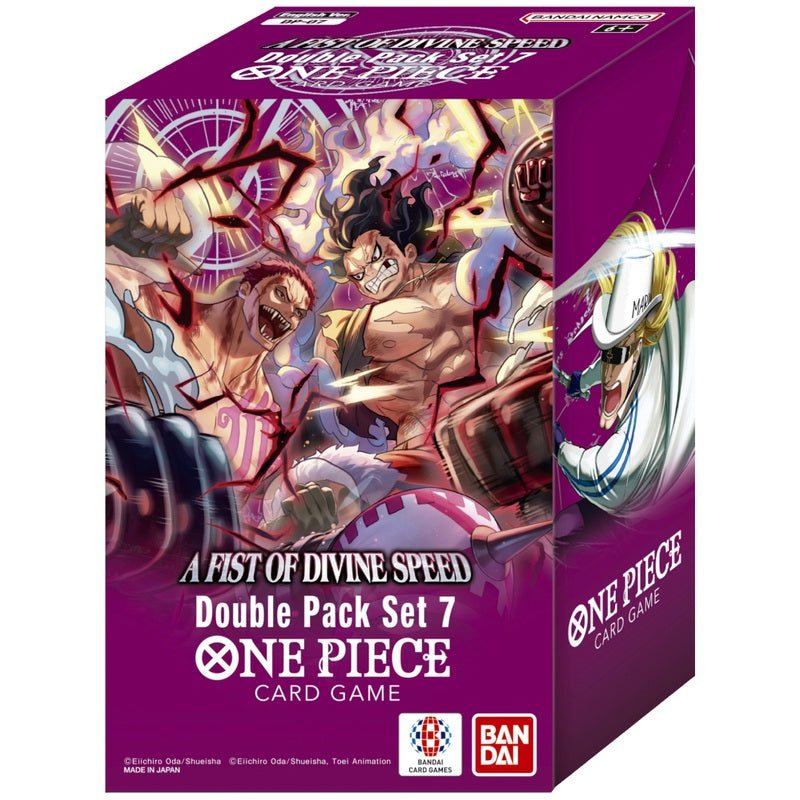 One Piece Card Game (DP-07) A Fist of Divine Speed Double Booster Pack