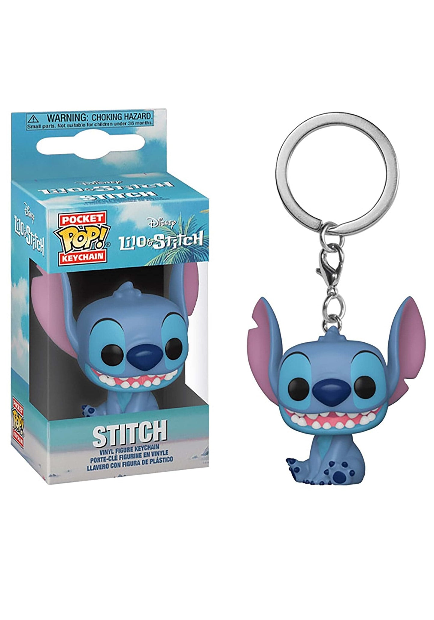 Lilo & Stitch Stitch Funko Pop! Pocket Keychain