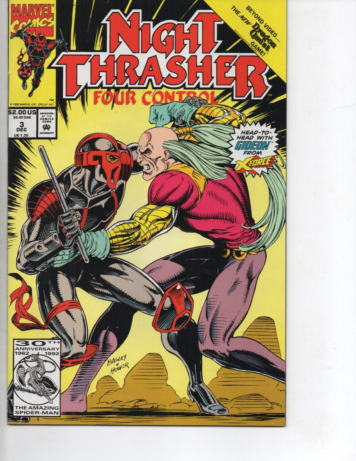 Marvel Night Thrasher Four Control Volume 1 #3 Comic Book
