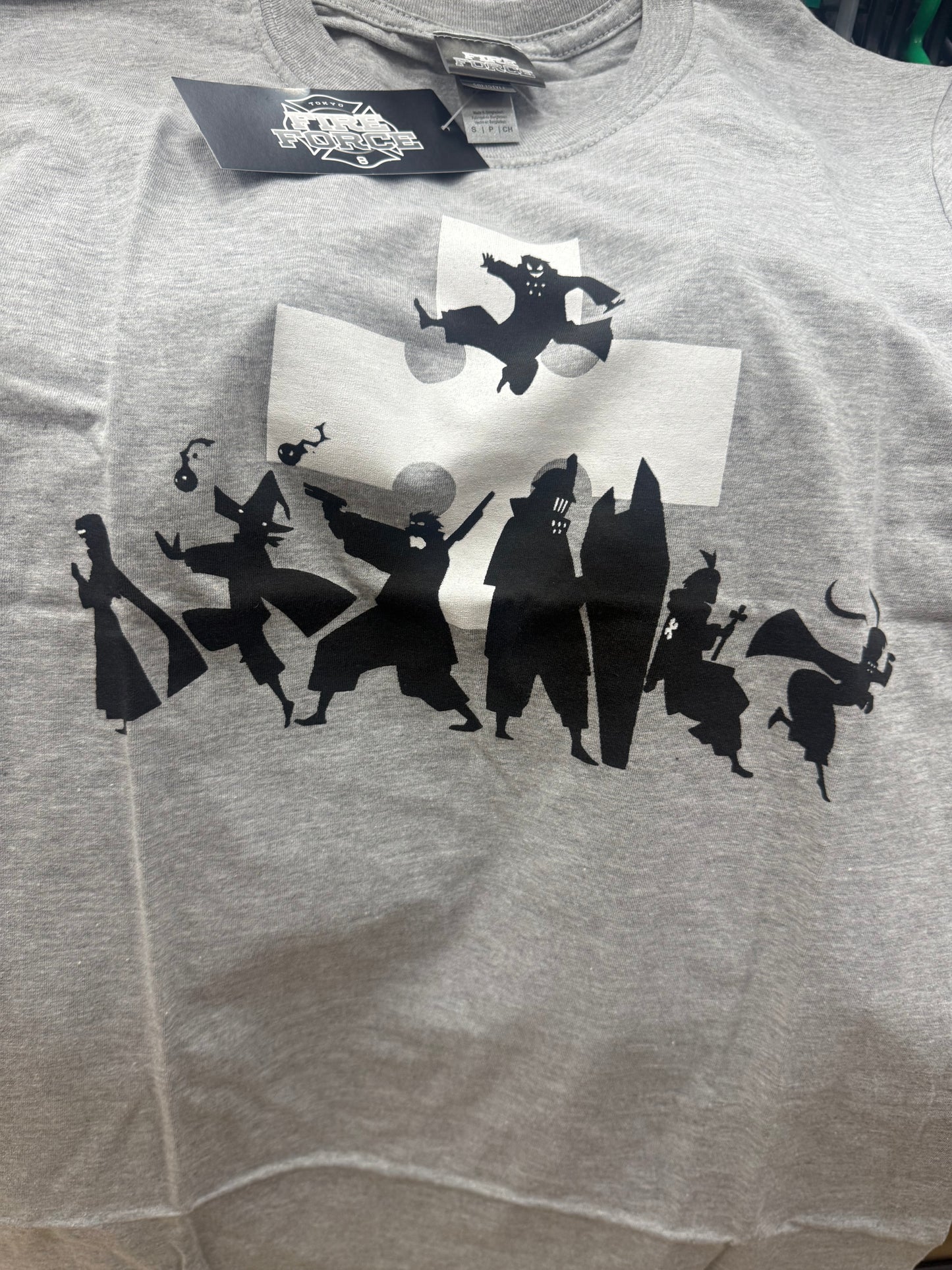 Fire Force Emergency Aid Grey T-Shirt