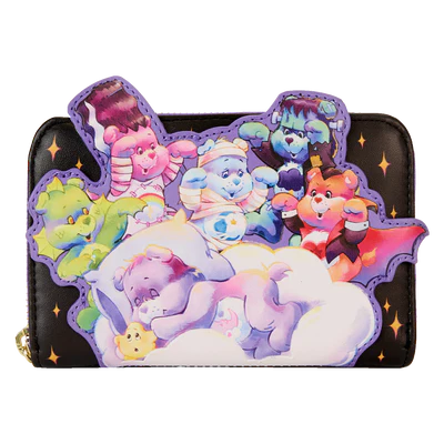 Care Bears x Universal Monsters Scary Dreams Zip Around Wallet by Loungefly