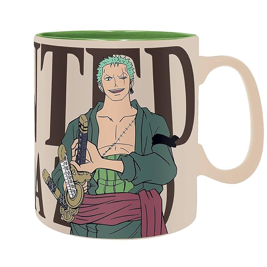 One Piece Zoro Wanted Mug