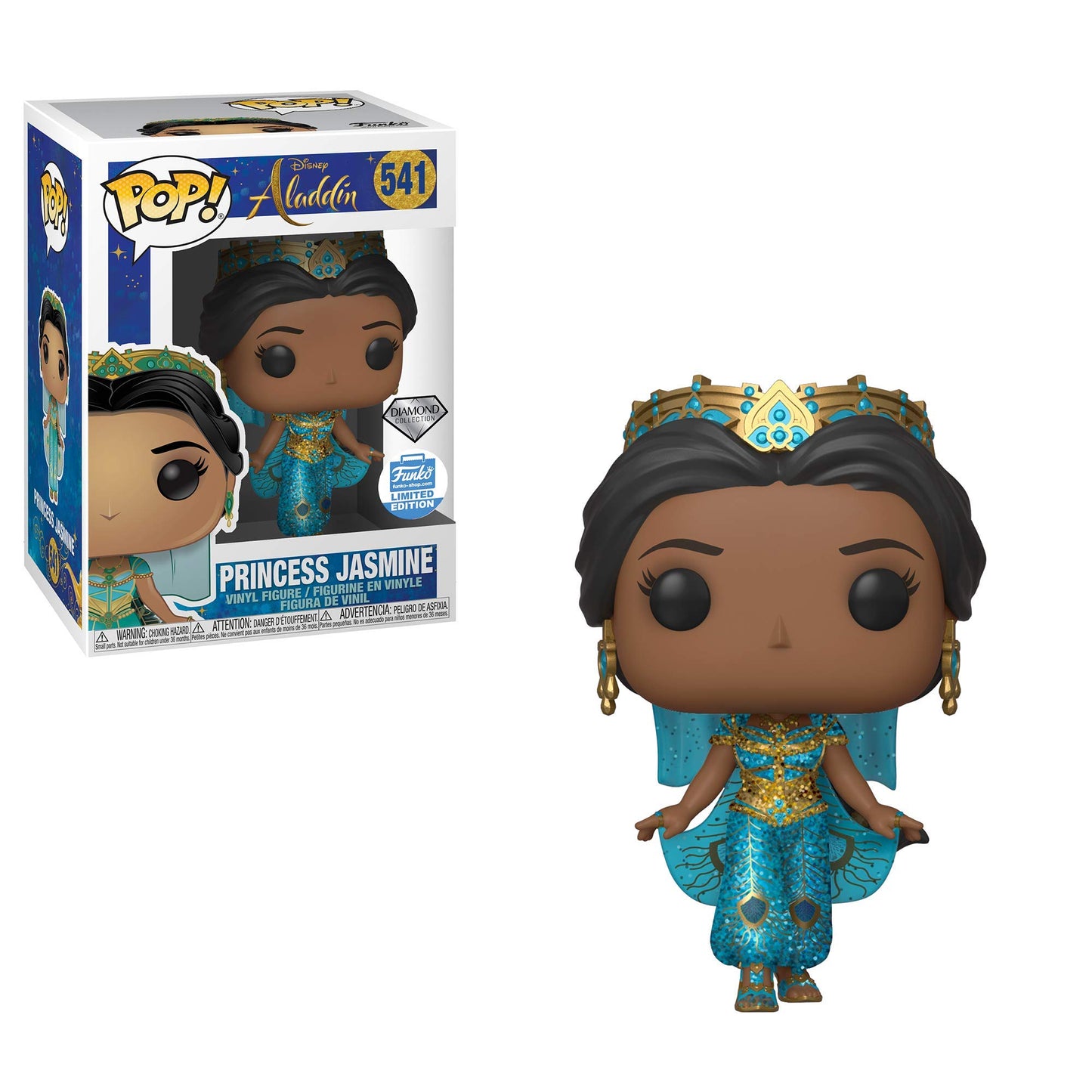 Disney’s Aladdin 541 Princess Jasmine Diamond Collection Funko Pop! Vinyl Figure