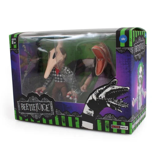 Beetlejuice Adam and Barbara (Scary) Vinyl Figure 2-Pack