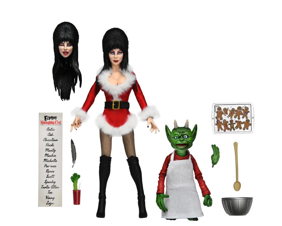 Elvira Very Xmas Clothed Action Figure