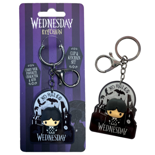 Wednesday Character Keychain
