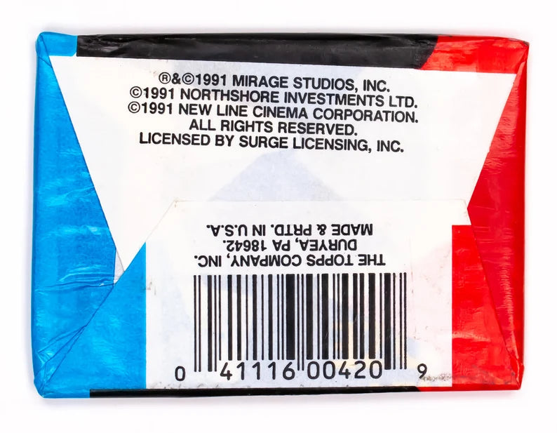 Teenage Mutant Ninja Turtles II Movie Card Pack