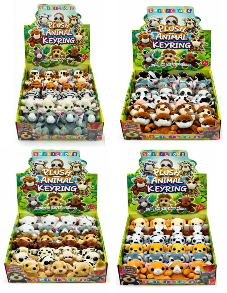 Smilicious Plush Animal Keychain