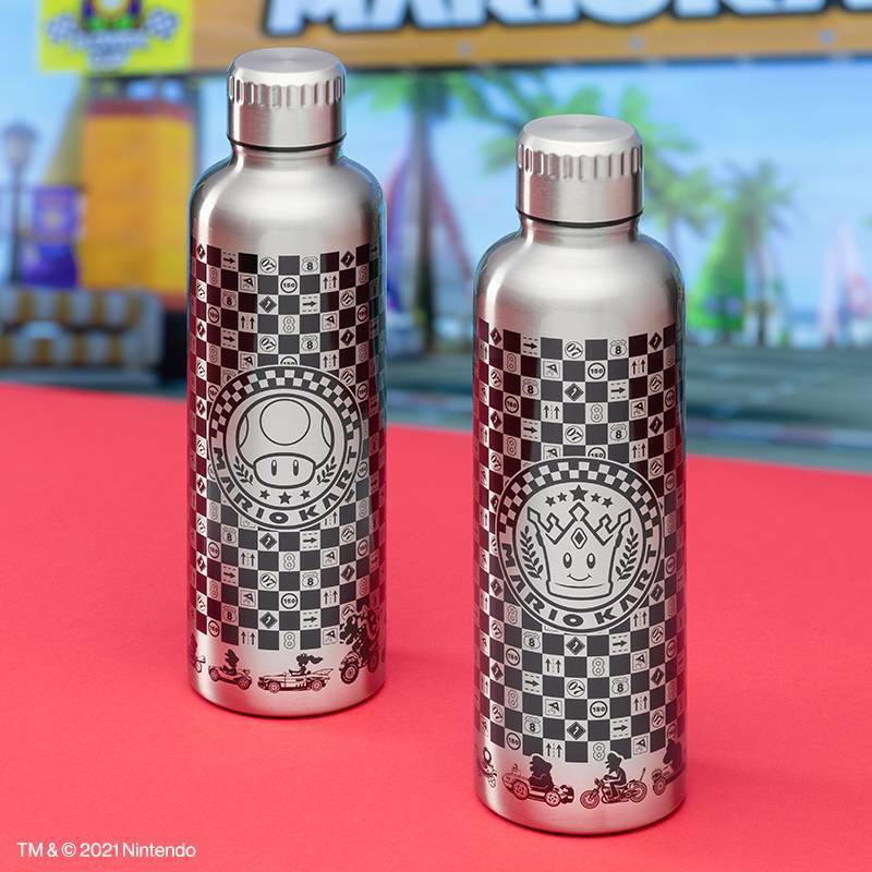 Mario Kart Metal Drinks Bottle